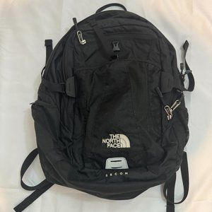The North Face Recon Backpack Black Hiking/School/Laptop